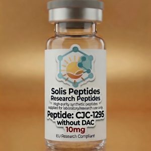 CJC-1295 (no DAC) research peptide — ≥98% HPLC purity, batch CoA | Solis Peptides