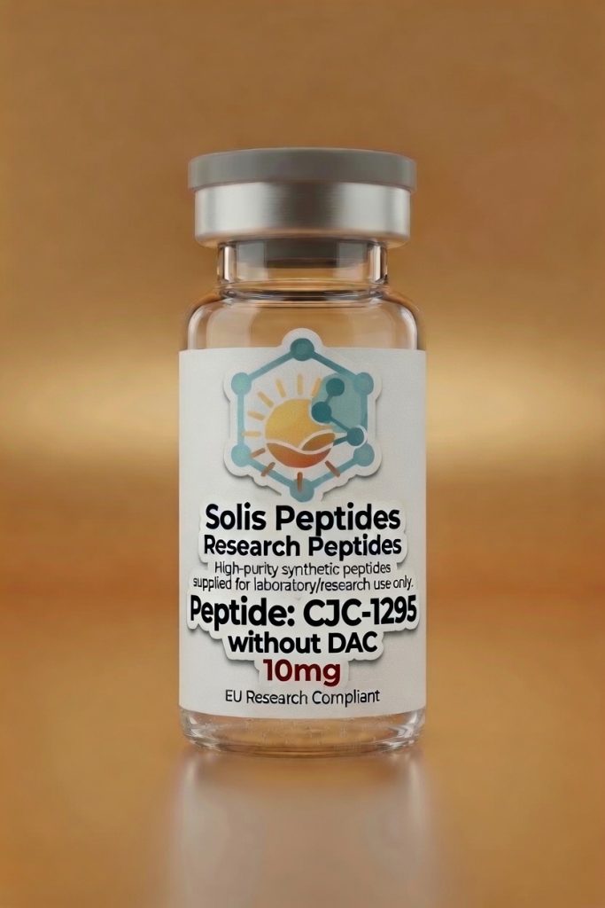 CJC-1295 (no DAC) research peptide — ≥98% HPLC purity, batch CoA | Solis Peptides