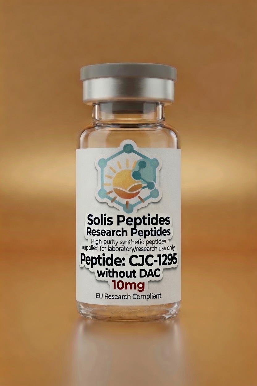 CJC-1295 (no DAC) research peptide — ≥98% HPLC purity, batch CoA | Solis Peptides