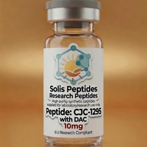 CJC-1295 (with DAC) research peptide — ≥98% HPLC purity, batch CoA | Solis Peptides