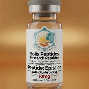 Epitalon research peptide — ≥98% HPLC purity, batch CoA | Solis Peptides