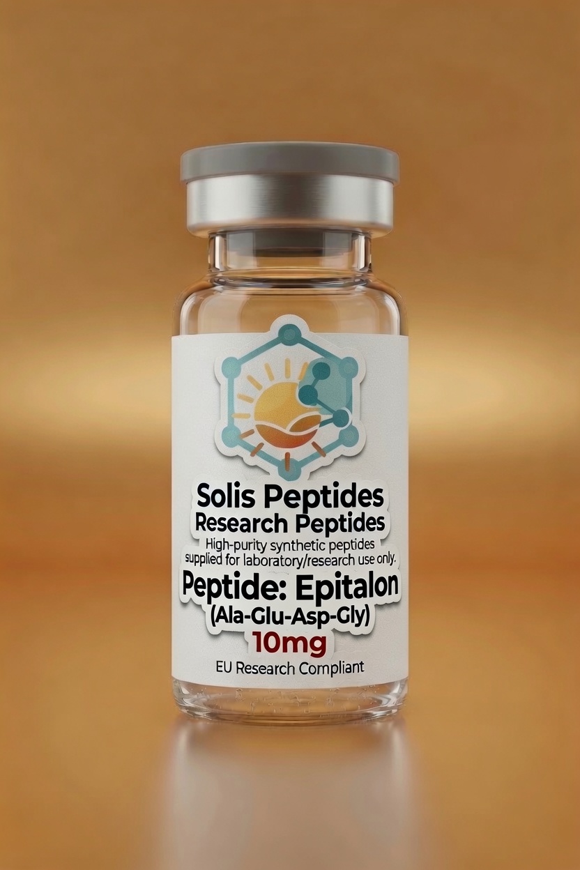Epitalon research peptide — ≥98% HPLC purity, batch CoA | Solis Peptides