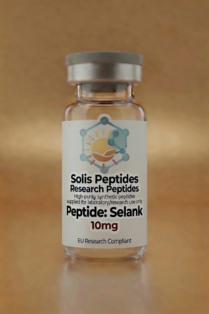 Selank research peptide — ≥98% HPLC purity, batch CoA | Solis Peptides