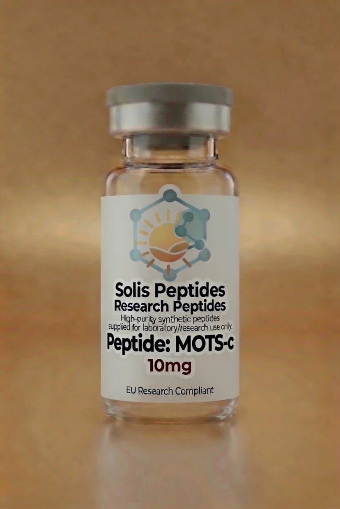 MOTS-c research peptide — ≥98% HPLC purity, batch CoA | Solis Peptides