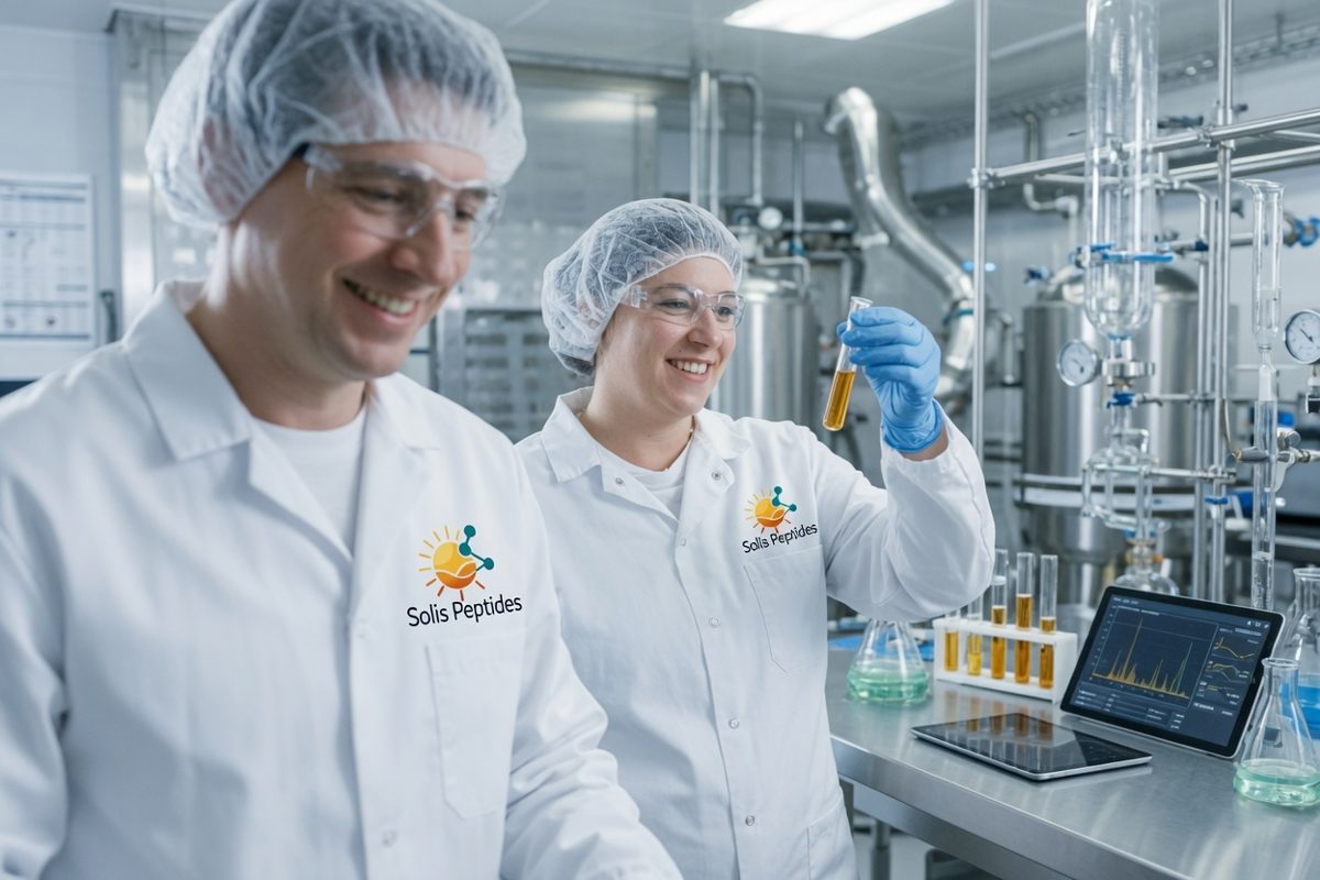 Solis Peptides research laboratory — quality control