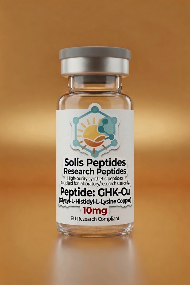 GHK-Cu research peptide vial