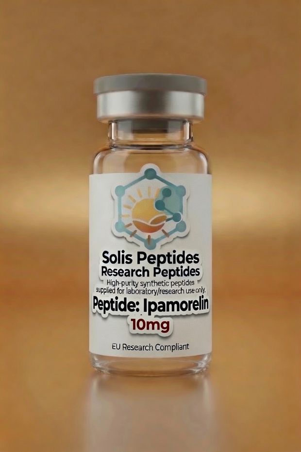 Ipamorelin research peptide vial